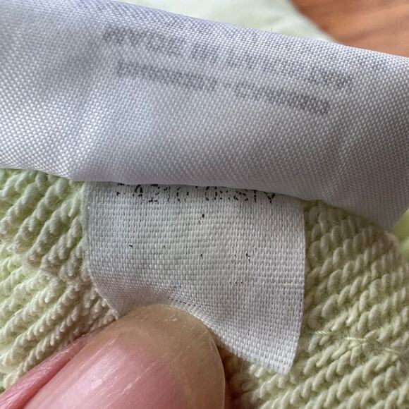 Nike Sportswear Liquid Lemon-Lime Green Acid Washed Fleece Sweatpants Sz XL - Picture 10 of 10